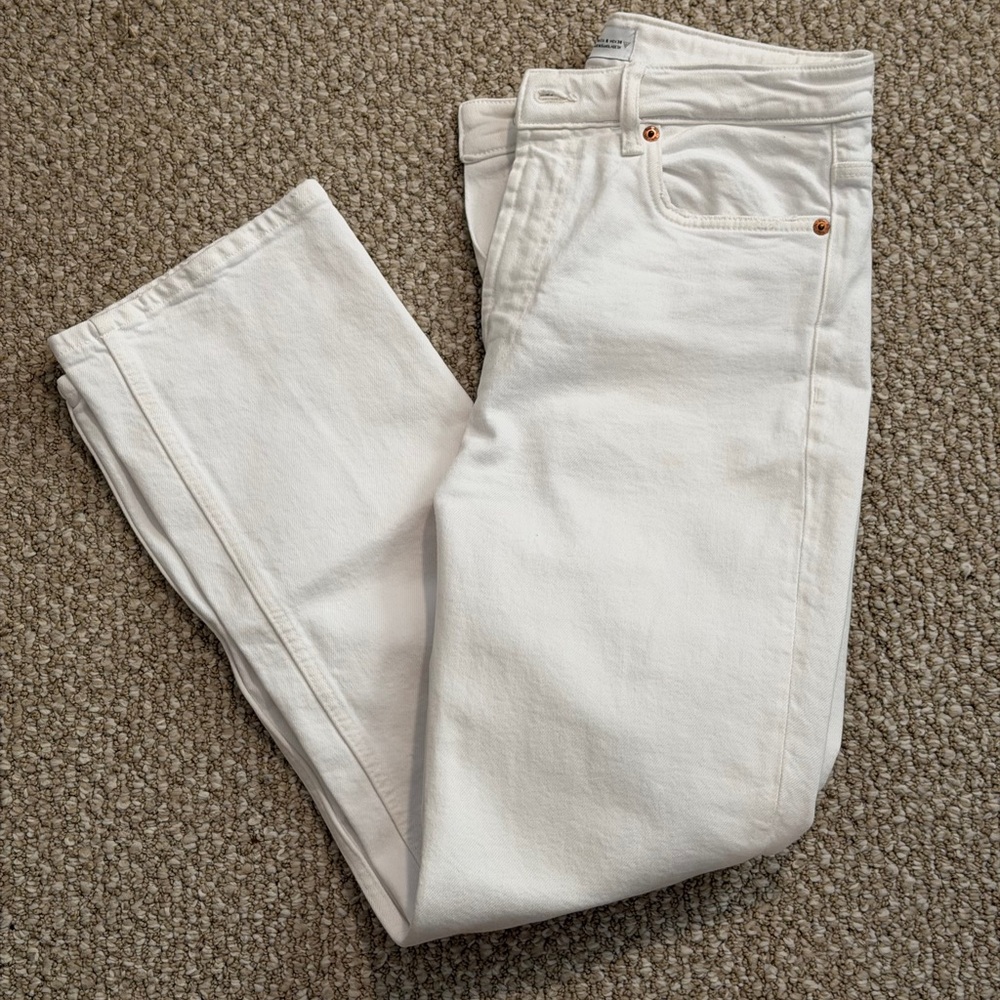 Zara White Jeans
